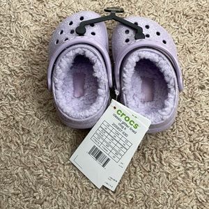 Toddler Fur Lined Crocs